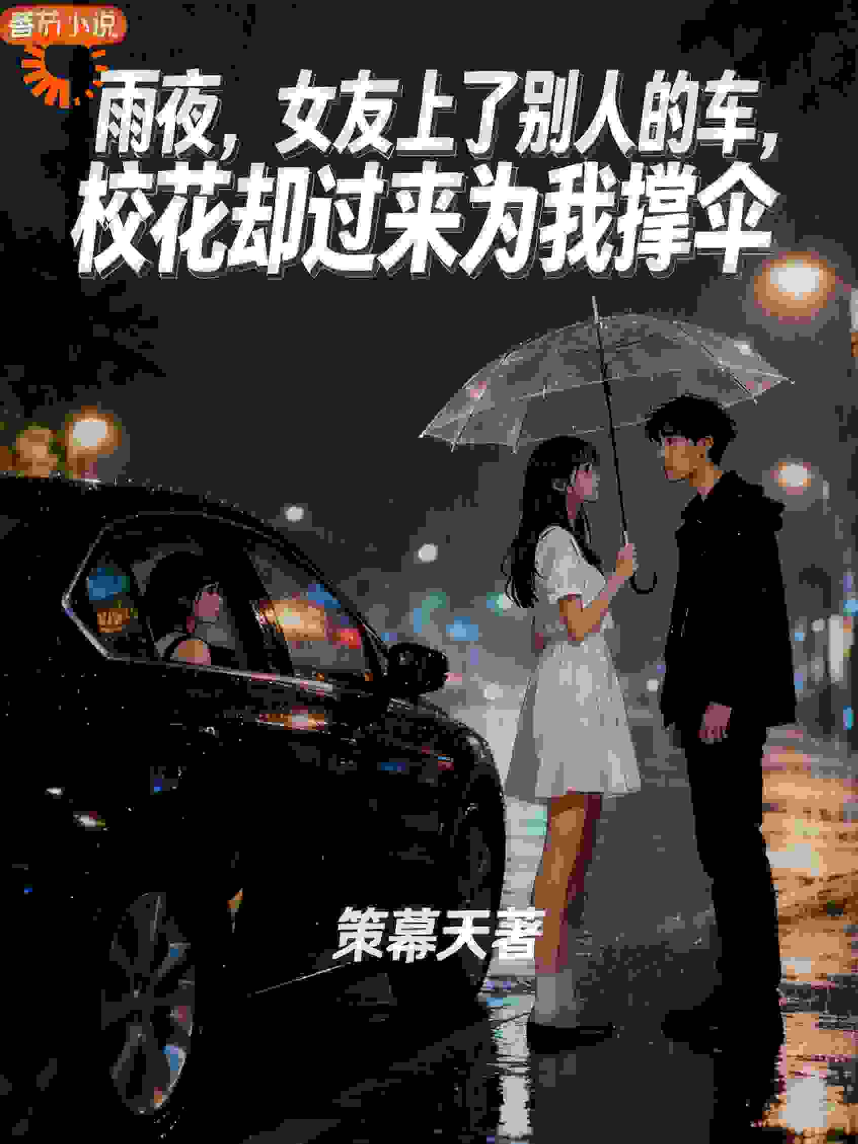 雨夜，女友上了别人的车，校花却过来为我撑伞