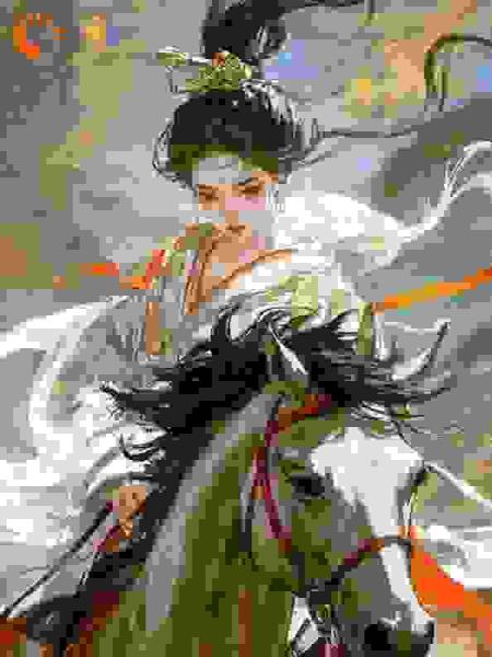 宫灯烬处月还明