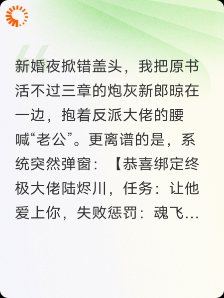 错认新郎后，我绑定了反派大佬